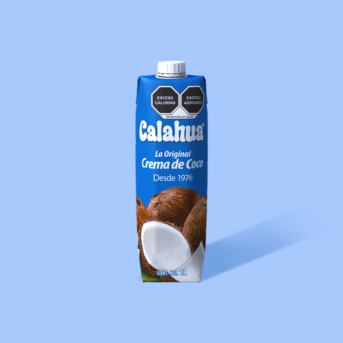 Crema de Coco La Original, Tetra Prisma de 1 L. frente