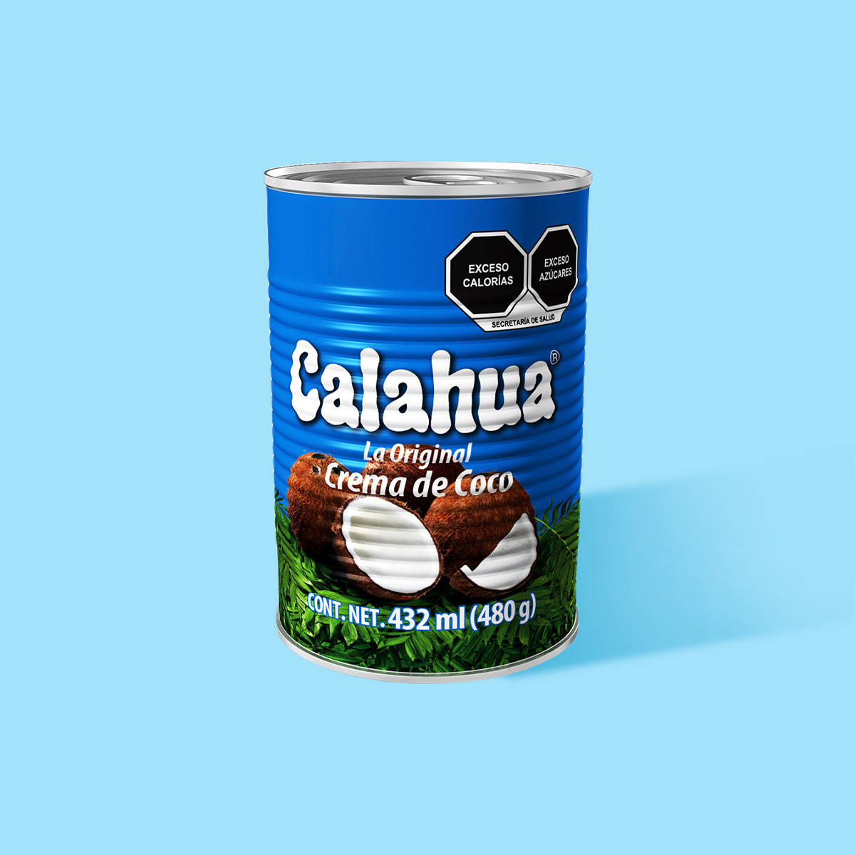 Crema de Coco La Original, Lata de 480 g. frente