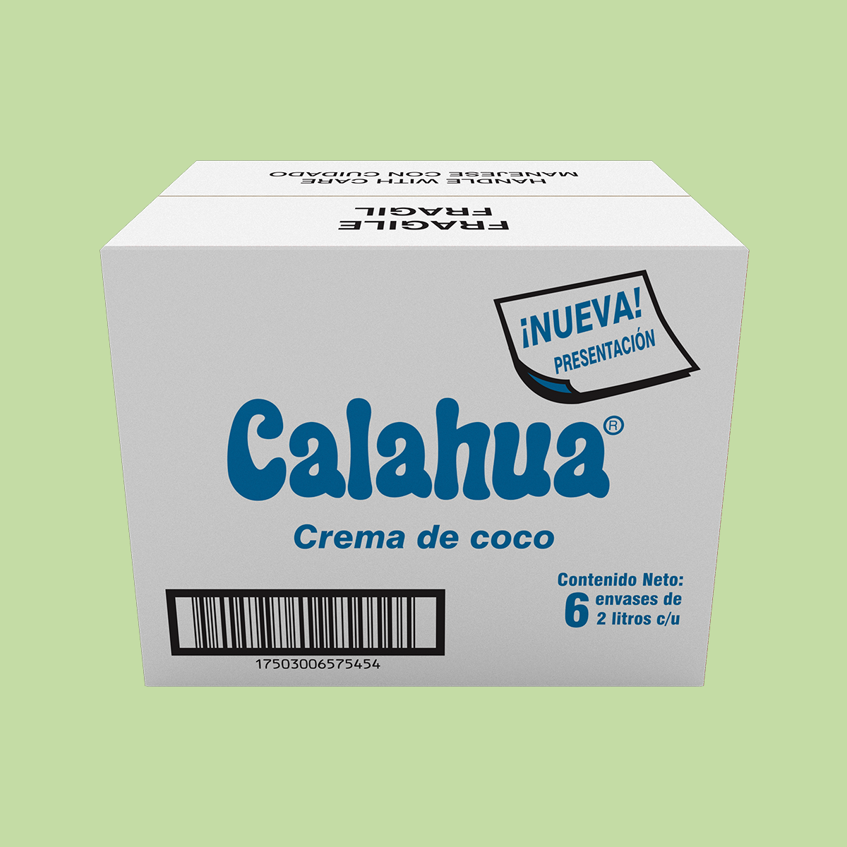 caja crema coco garrafa