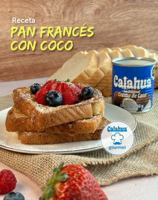Pan Francés con Leche de Coco