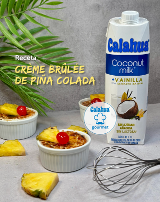 Crème brûlée de piña colada